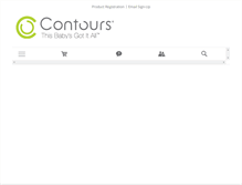 Tablet Screenshot of contoursbaby.com